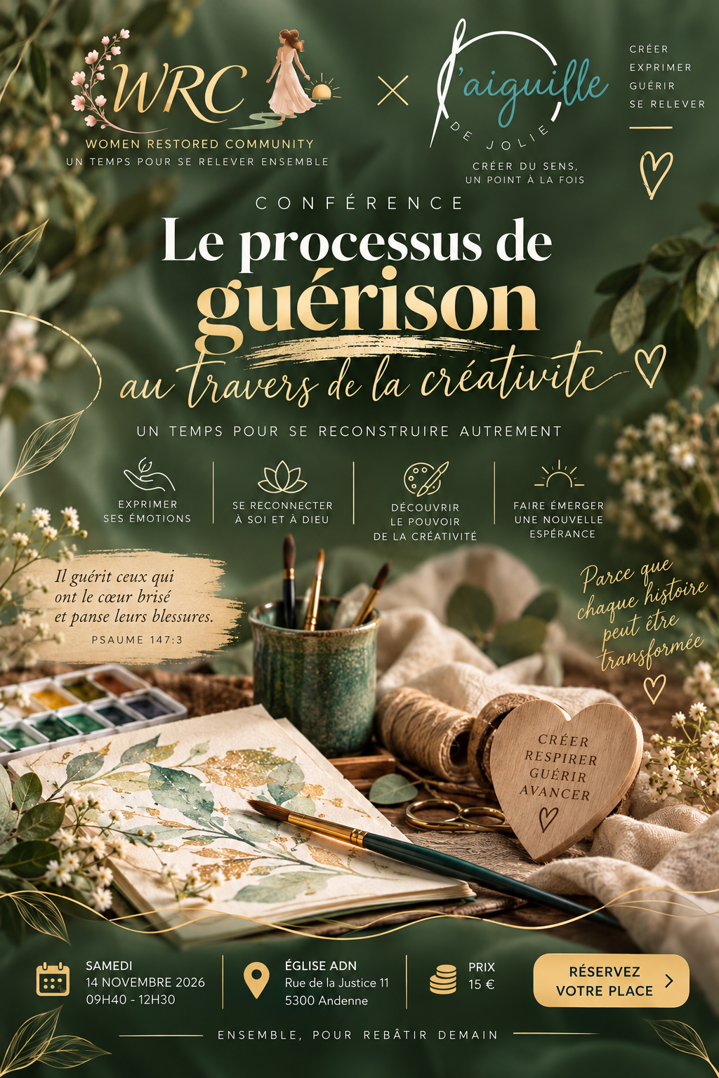 Le processus de guérison par la créativité